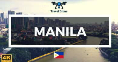 PHILIPPINEN MAGAZIN - VIDEOSAMMLUNG - Manila Stadt Philippinen – Drohnenvideo
