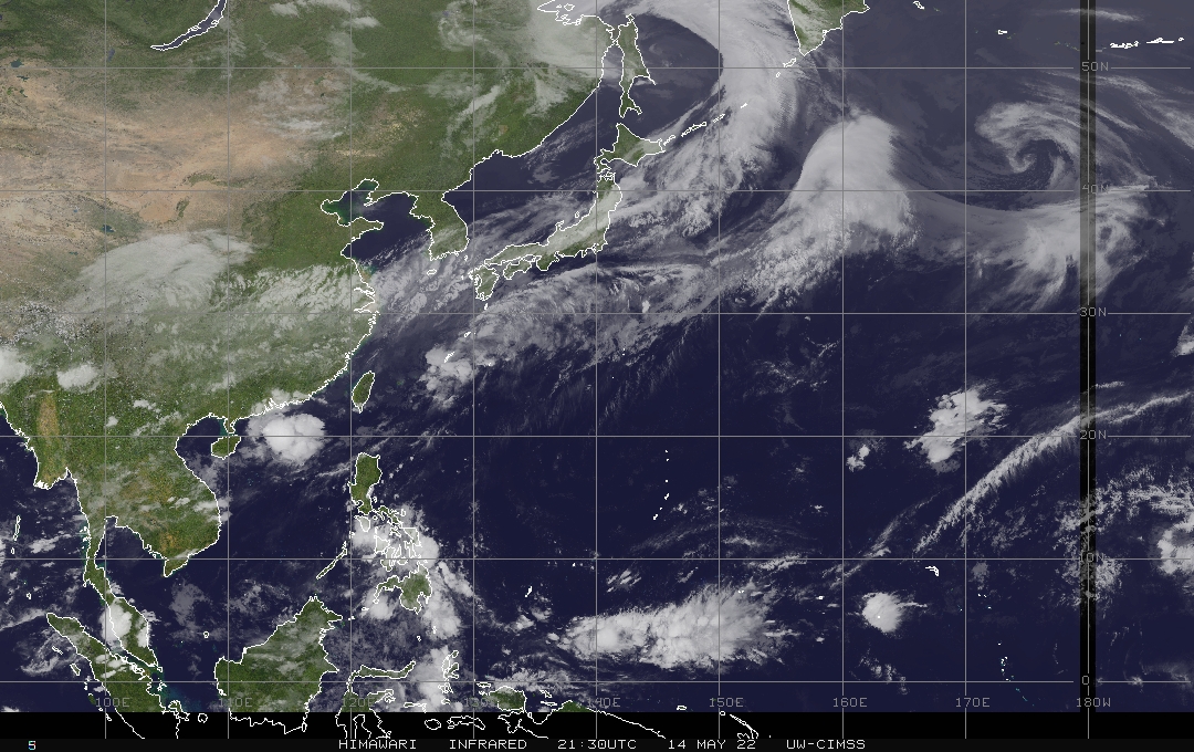 PHILIPPINEN MAGAZIN - WETTER - Die Wettervorhersage für die Philippinen, Sonntag, den 15. Mai 2022