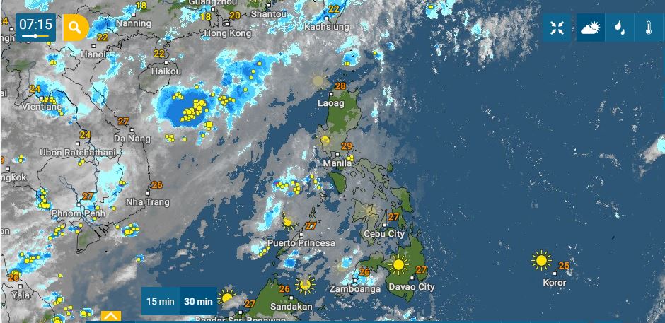 PHILIPPINEN MAGAZIN - WETTER -  Die Wettervorhersage für die Philippinen, Montag, den 16. Mai 2022