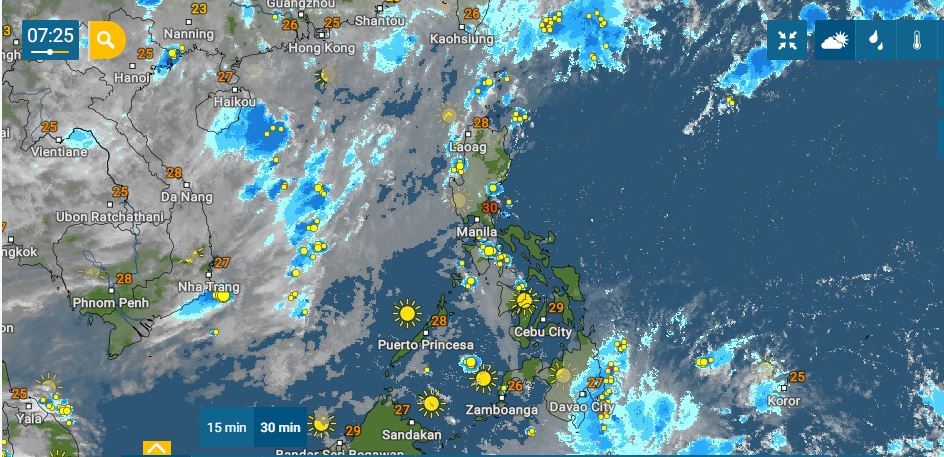 PHILIPPINEN MAGAZIN - WETTER - Die Wettervorhersage für die Philippinen, Mittwoch, den 25. Mai 2022