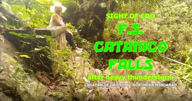 PHILIPPINEN MAGAZIN - VIDEOKANAL - F.S. Catanico Wasserfall nach heftigem Gewitter Foto + Video von Sir Dieter Sokoll, KOR