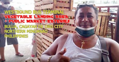 PHILIPPINEN MAGAZIN - VIDEOKANAL - Gemüseanlieferungstelle für die Stadt Cagayan de Oro Foto + Video von Sir Dieter Sokoll, KOR