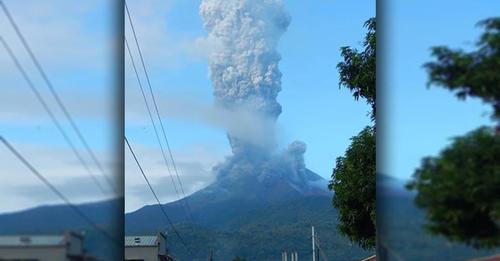 PHILIPPINEN MAGAZIN - NACHRICHTEN - Phreatische Eruption am Vulkan Bulusan, auf Alarmstufe 1 erhöht
