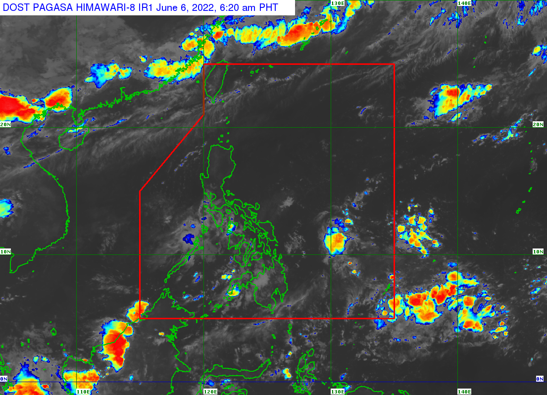 PHILIPPINEN MAGAZIN - WETTER - Die Wettervorhersage für die Philippinen, Montag, den 06. Juni 2022