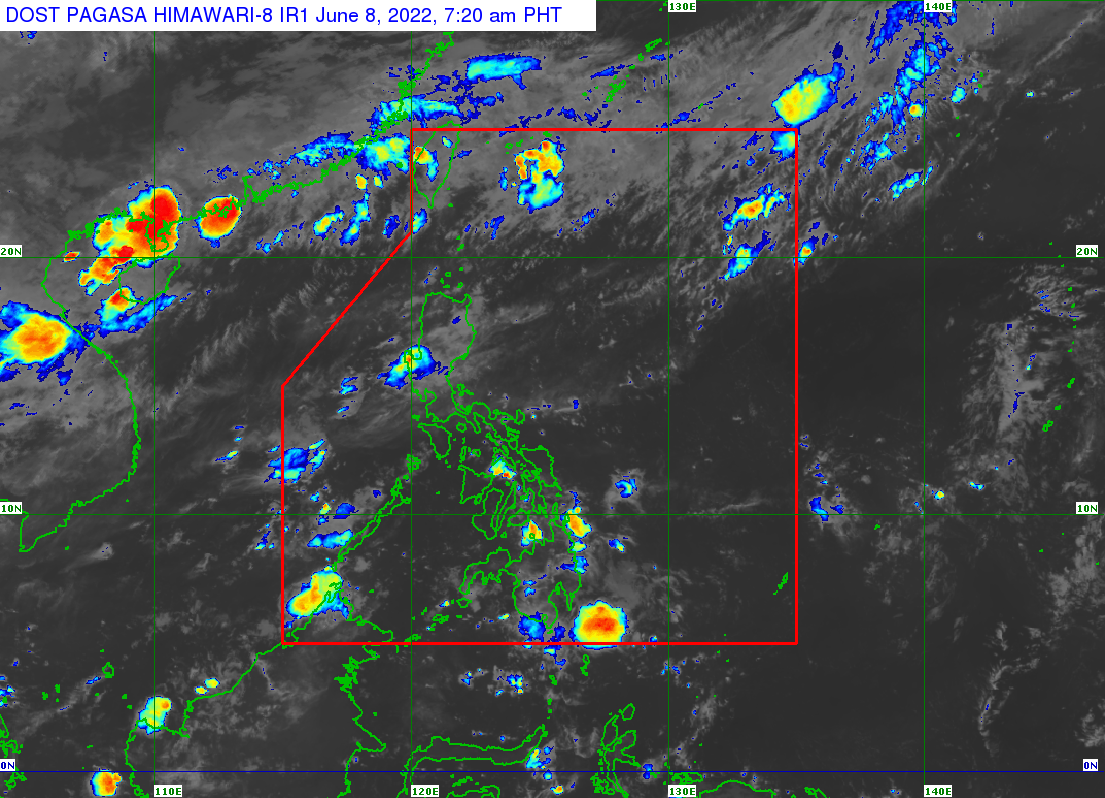 PHILIPPINEN MAGAZIN - WETTER - Die Wettervorhersage für die Philippinen, Mittwoch, den 08. Juni 2022