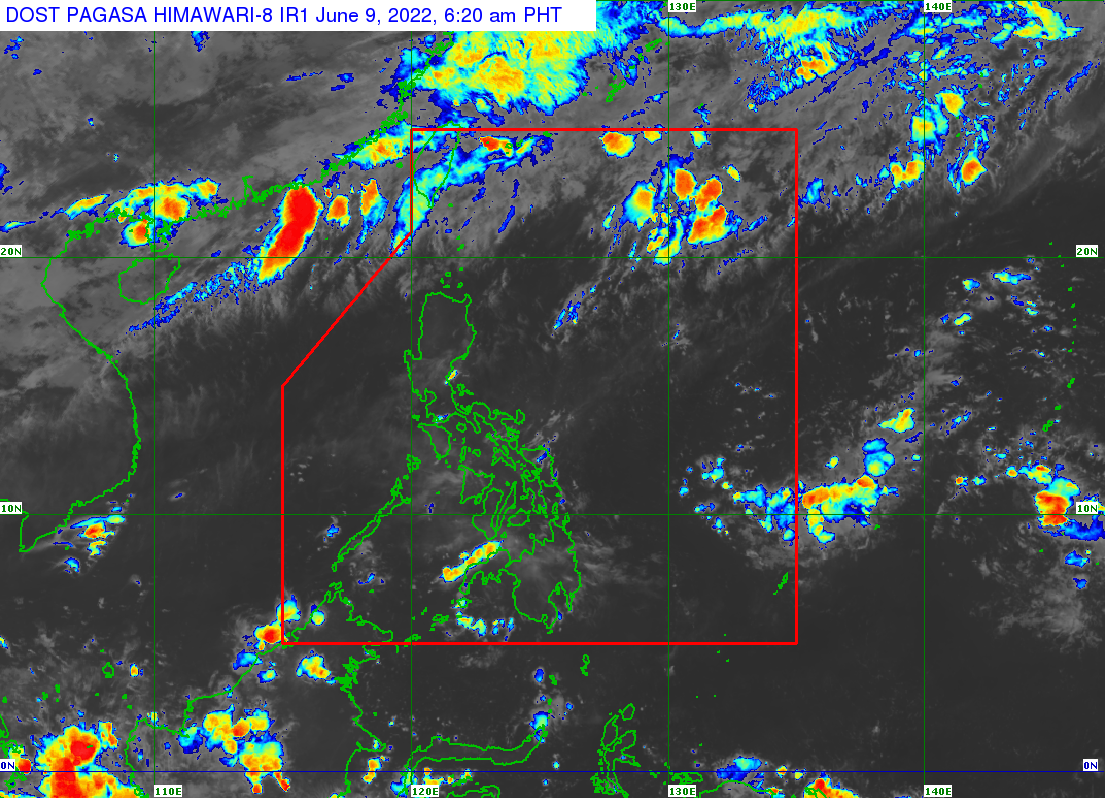 PHILIPPINEN MAGAZIN - WETTER - Die Wettervorhersage für die Philippinen, Donnerstag, den 08. Juni 2022