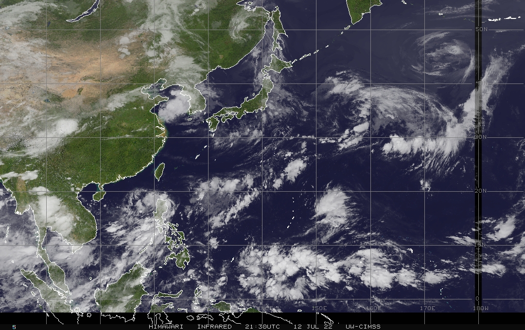 PHILIPPINEN MAGAZIN - WETTER -  Die Wettervorhersage für die Philippinen, Mittwoch, den 13. Juli 2022