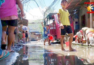 PHILIPPINEN MAGAZIN - FOTO DES TAGES - Wohnstraße während der Regenzeit