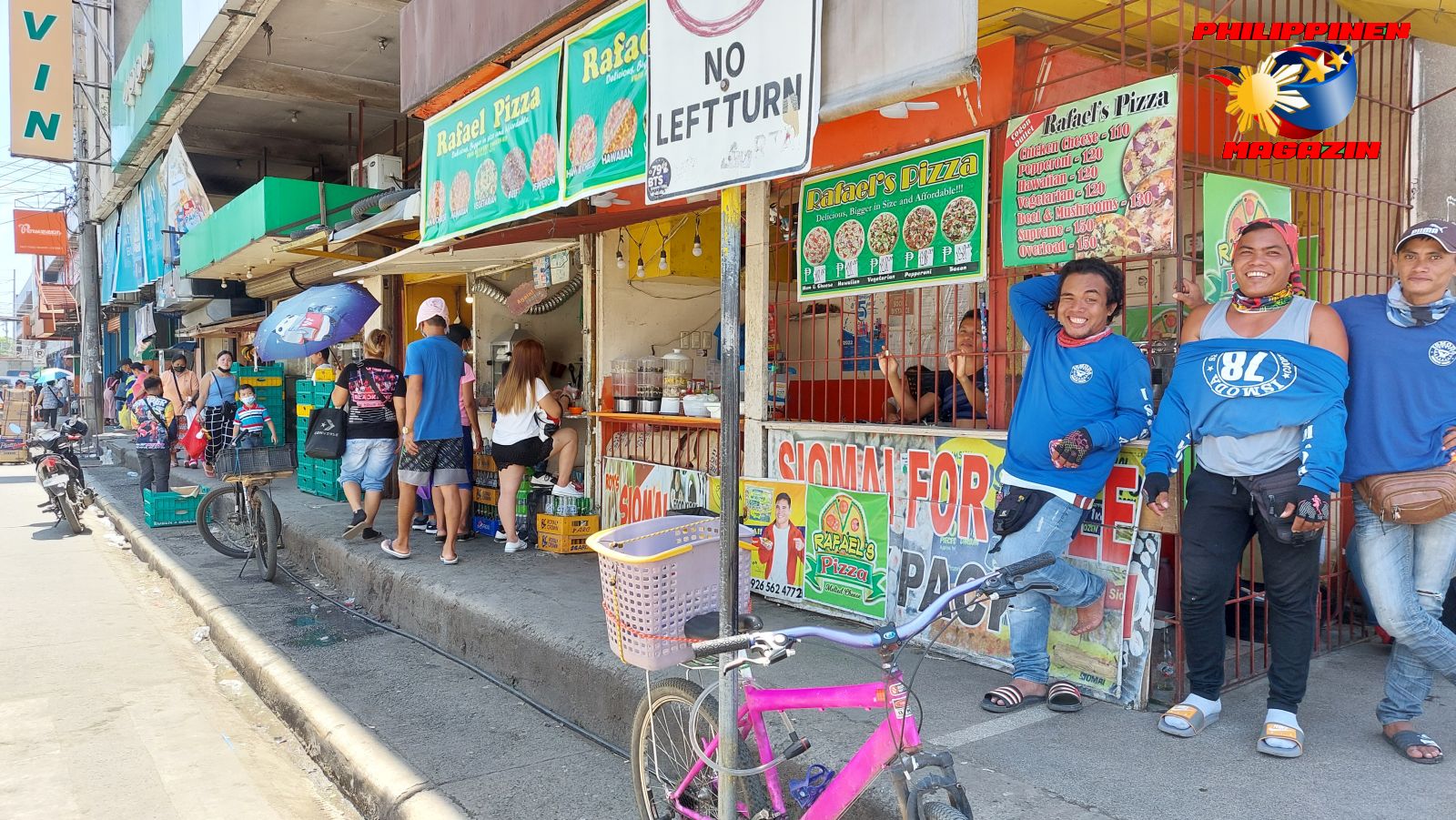 PHILIPPINEN MAGAZIN - Straßenverkäufer auf den Gehwegen