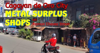 PHILIPPINEN MAGAZIN - VIDEOKANAL - METAL SURPLUS SHOPS on Ramon Chavez Street in Cagayan de Oro City
