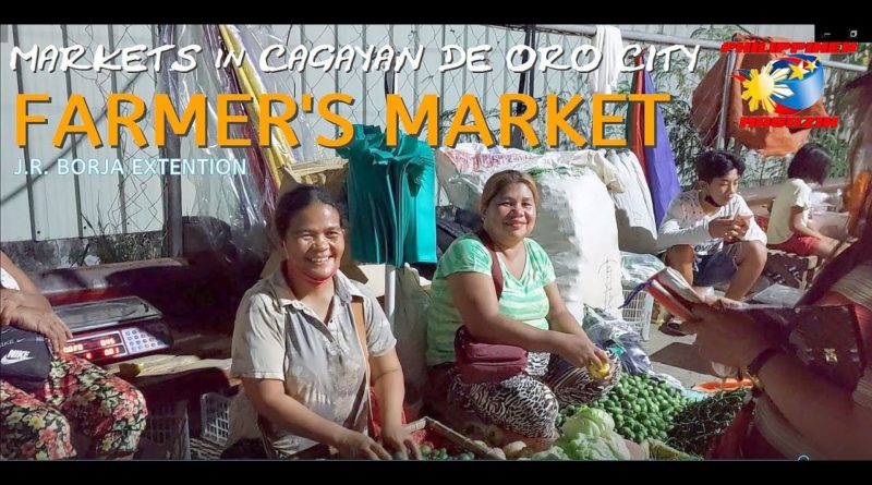 Die Philippinen im Video - Bauernmarkt auf der J R Borja Street in Cagayan de Oro