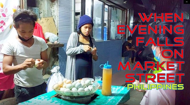 Wenn es Abend wird auf der Marktstrasse – Philippinen