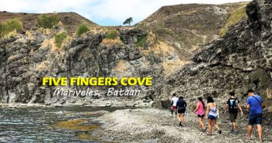 PHILIPPINEN MAGAZIN - DIENTSTANGSTHEMA - AAUSFLÜGE in LUZON: Five Fingers Cove in Bataan