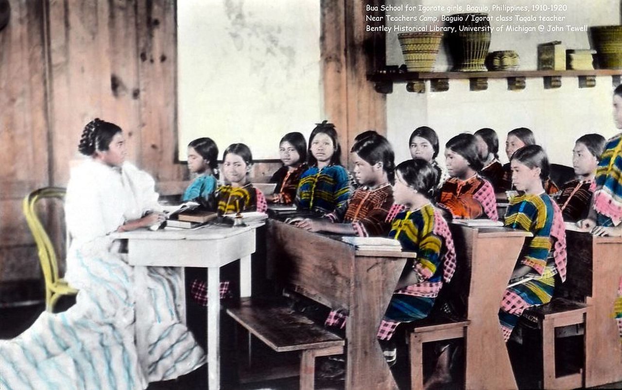 PHILIPPINEN MAGAZIN - FOTOS - Alte Fotos zeigen, wie das philippinische Bildungswesen vor dem Krieg aussah