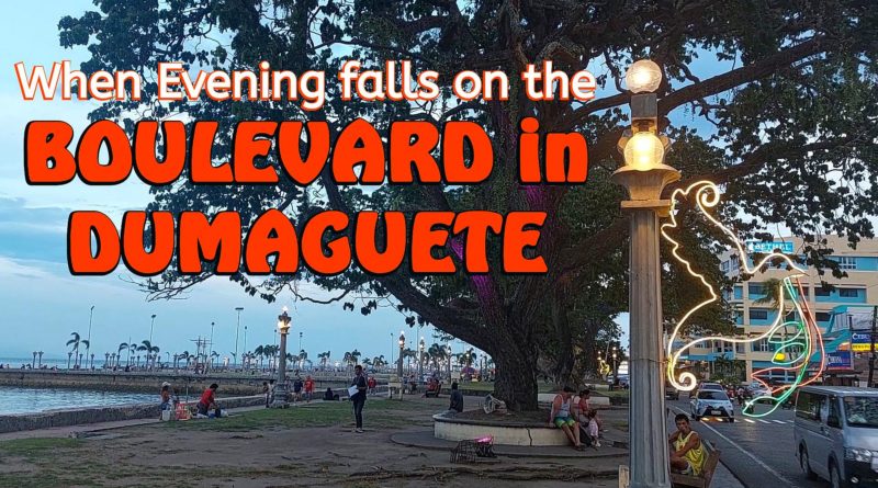 PHILIPPINEN MAGAZIN - VIDEOKANAL - Wenn es Abend wird am Boulevard in Dumaguete