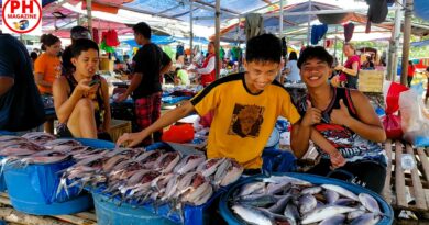 PHILIPPINEN MAGAZIN - FOTO DES TAGES - Freundliche Fischhändler auf dem Tabo Markt