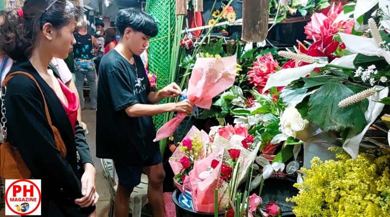 PHILIPPINEN MAGAZIN - FOTO DES TAGES - Blumenstände auf den Märkten